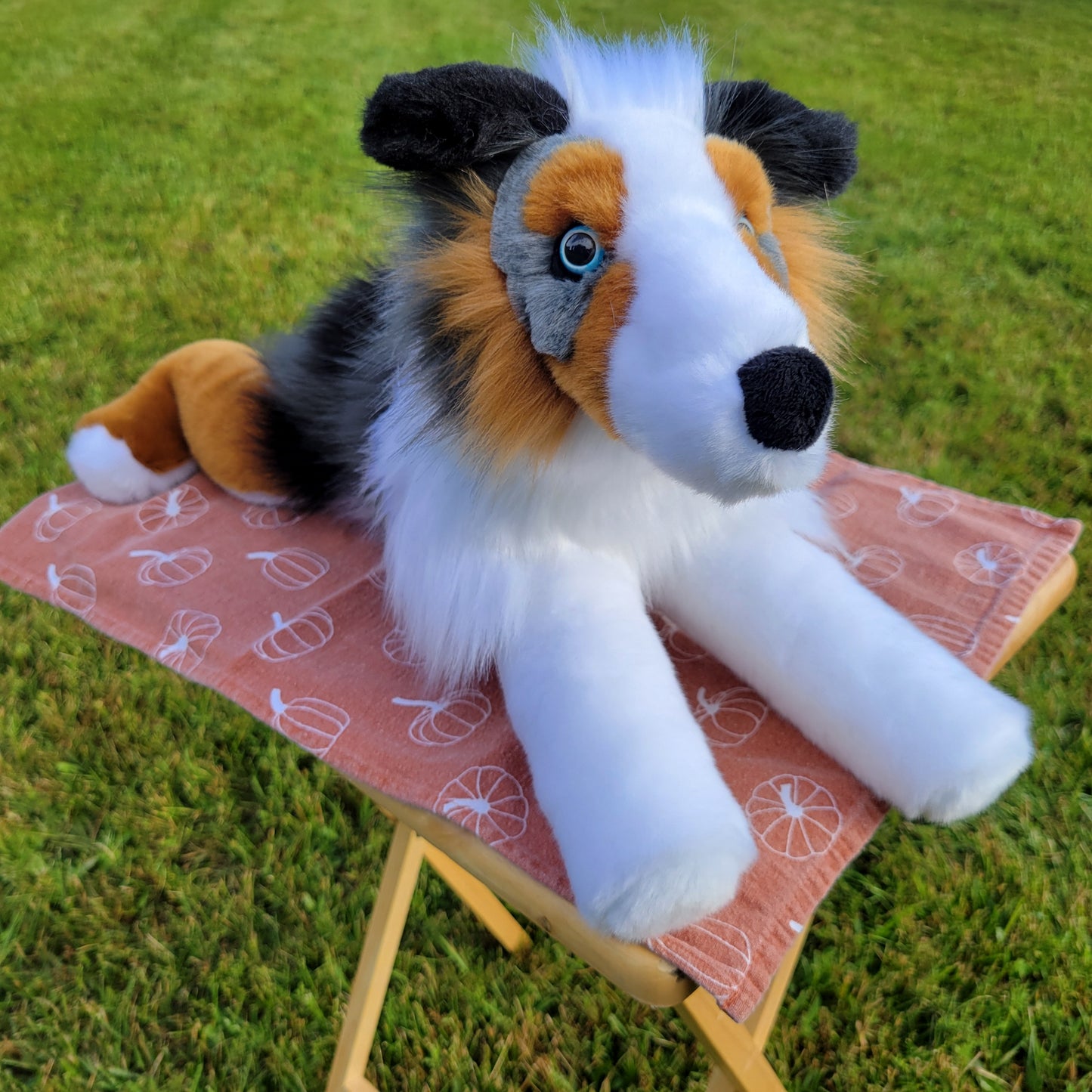 Marble the Australian Shepherd- One of a Kind Stuffed Animal
