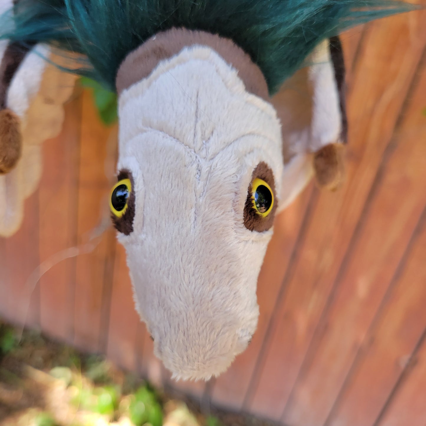 Mossy Velociraptor Plushie