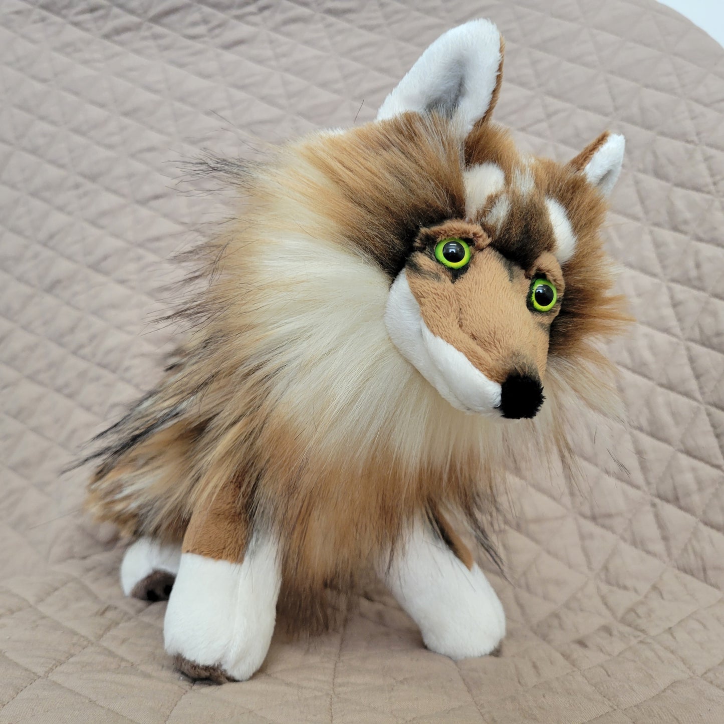 Alpine the Red Wolf - One of a Kind Handmade Plush