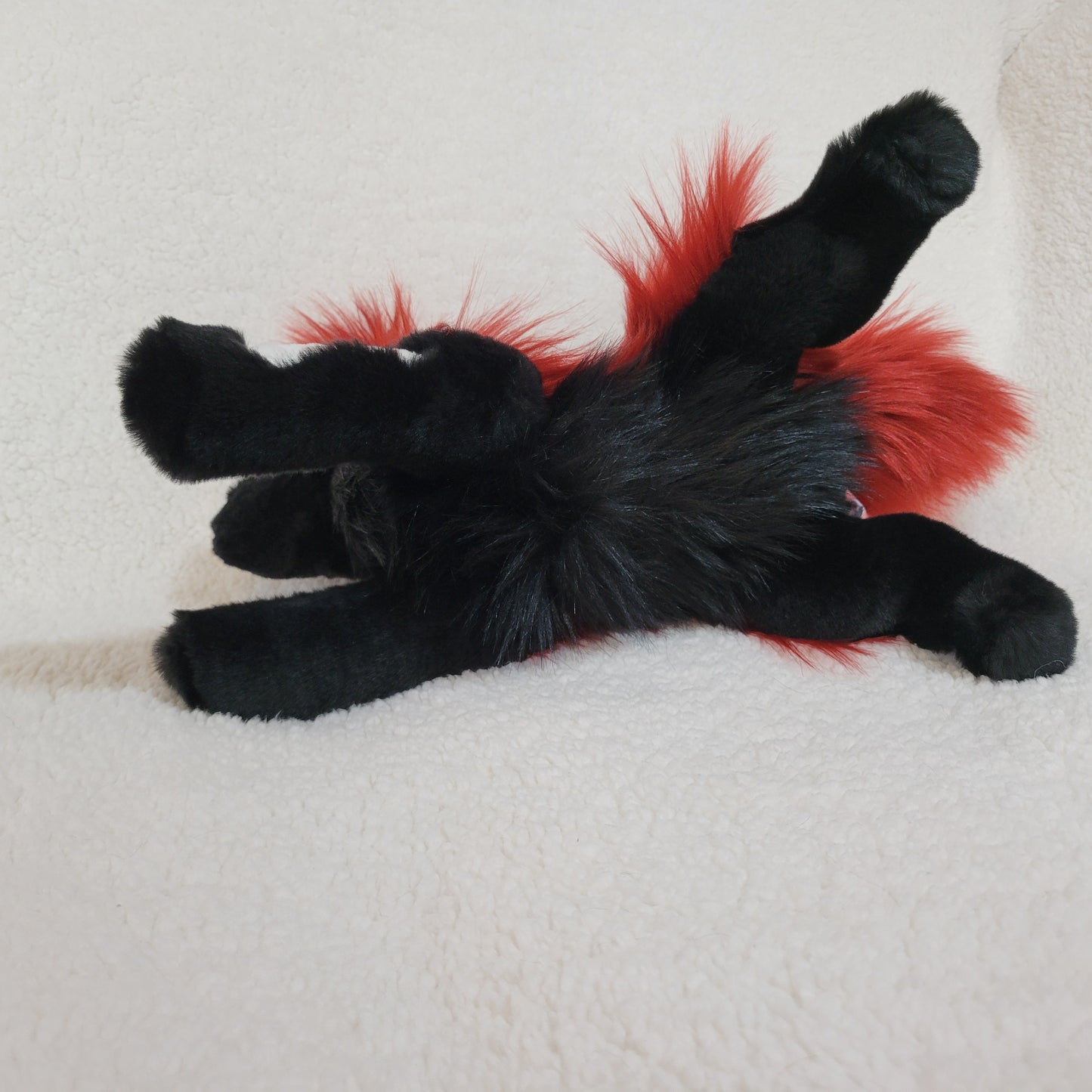 Hex the Skull Fox Pup - One of a Kind Stuffed Animal