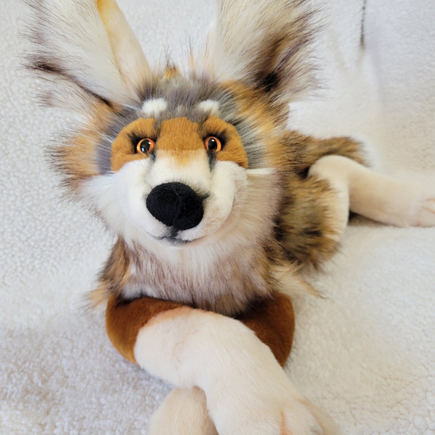 Spice the Fox - Handmade Plush - One of a Kind Stuffed Animal