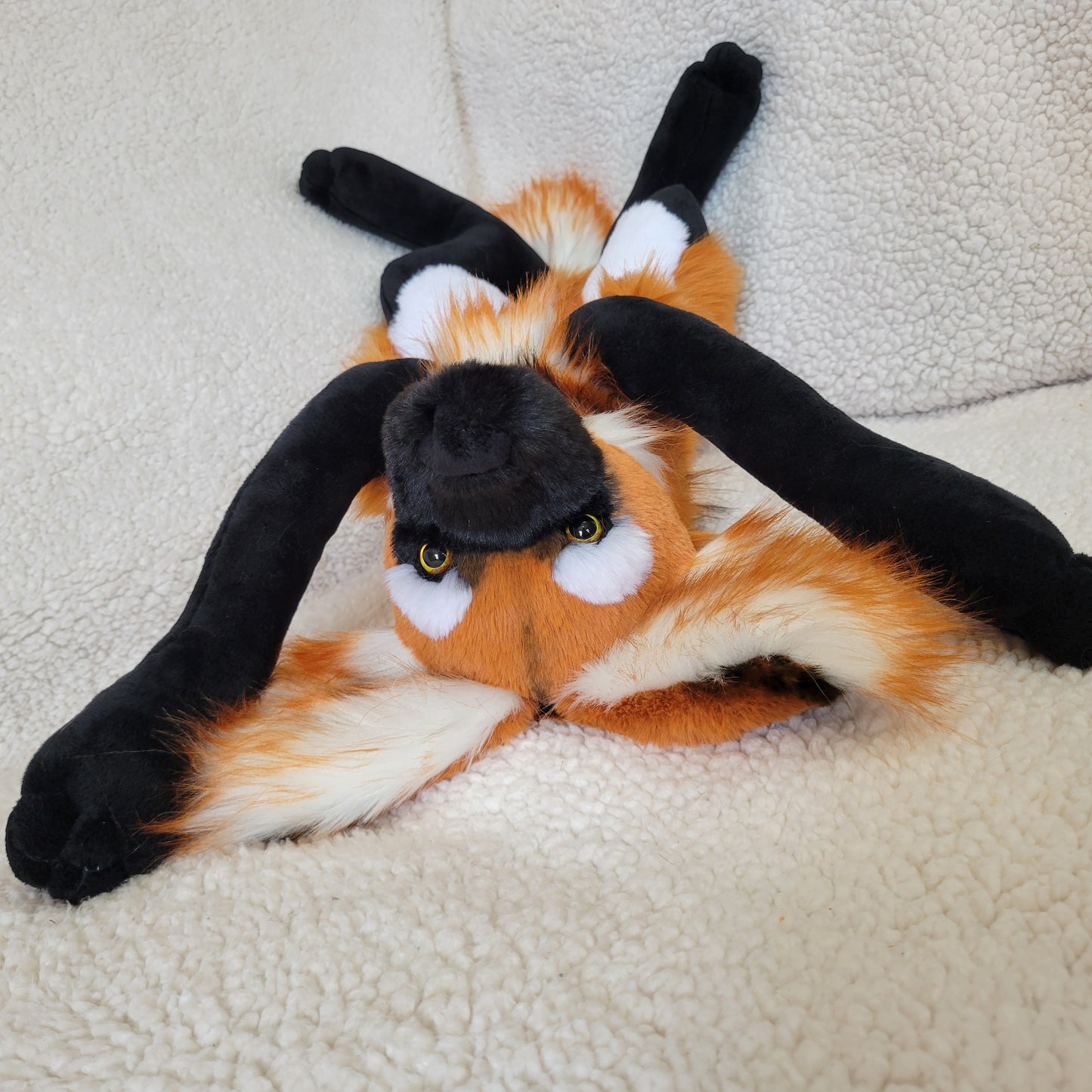 Cooper the Maned Wolf - Handmade Plush - One of a Kind Stuffed Animal