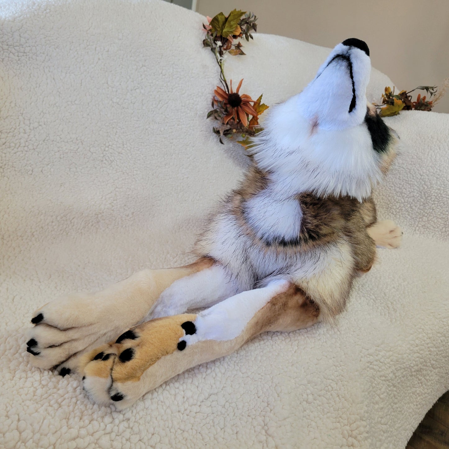 Timber the Wolf - Handmade OOAK Plush