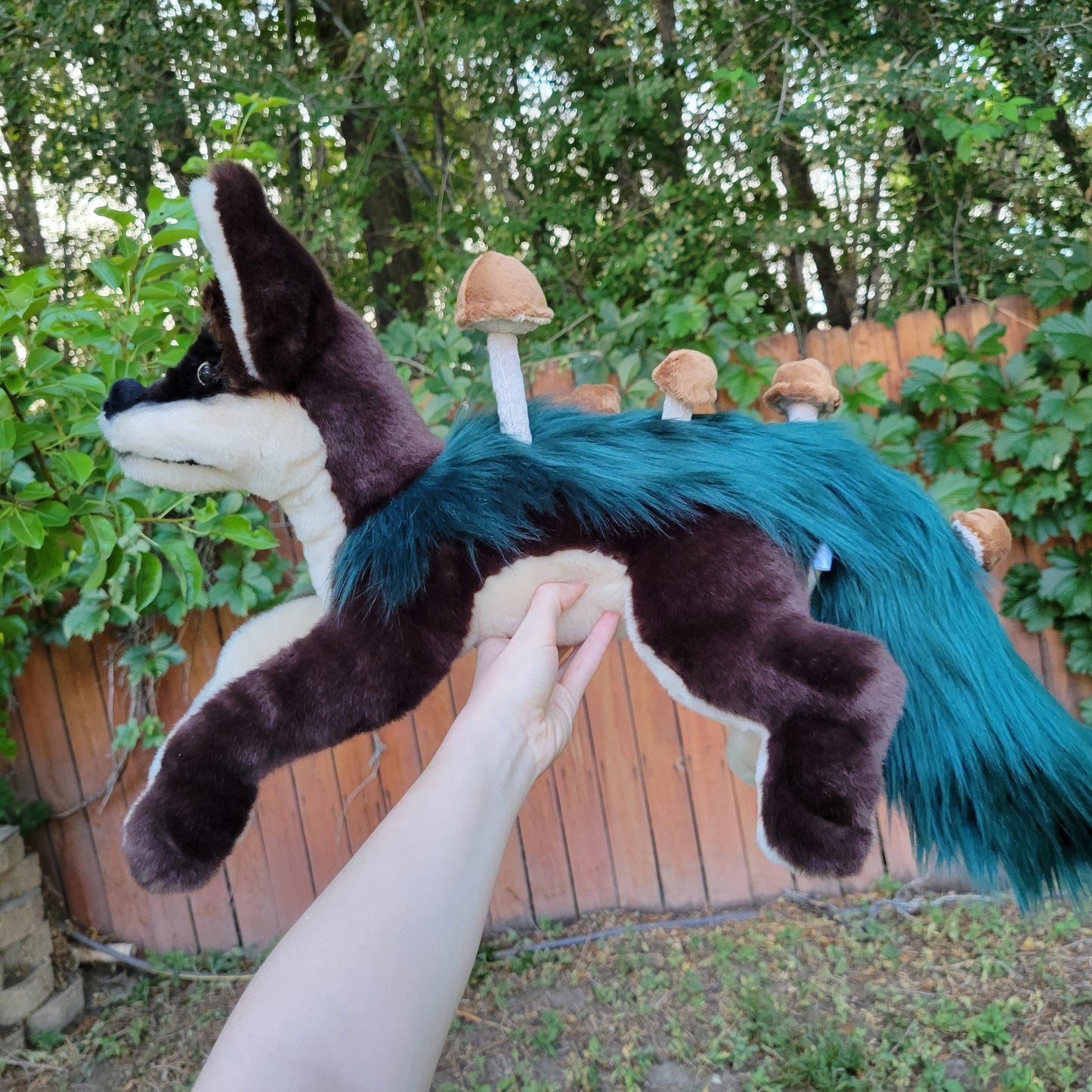 Gus the Wolf Plush - One of a Kind Stuffed Animal