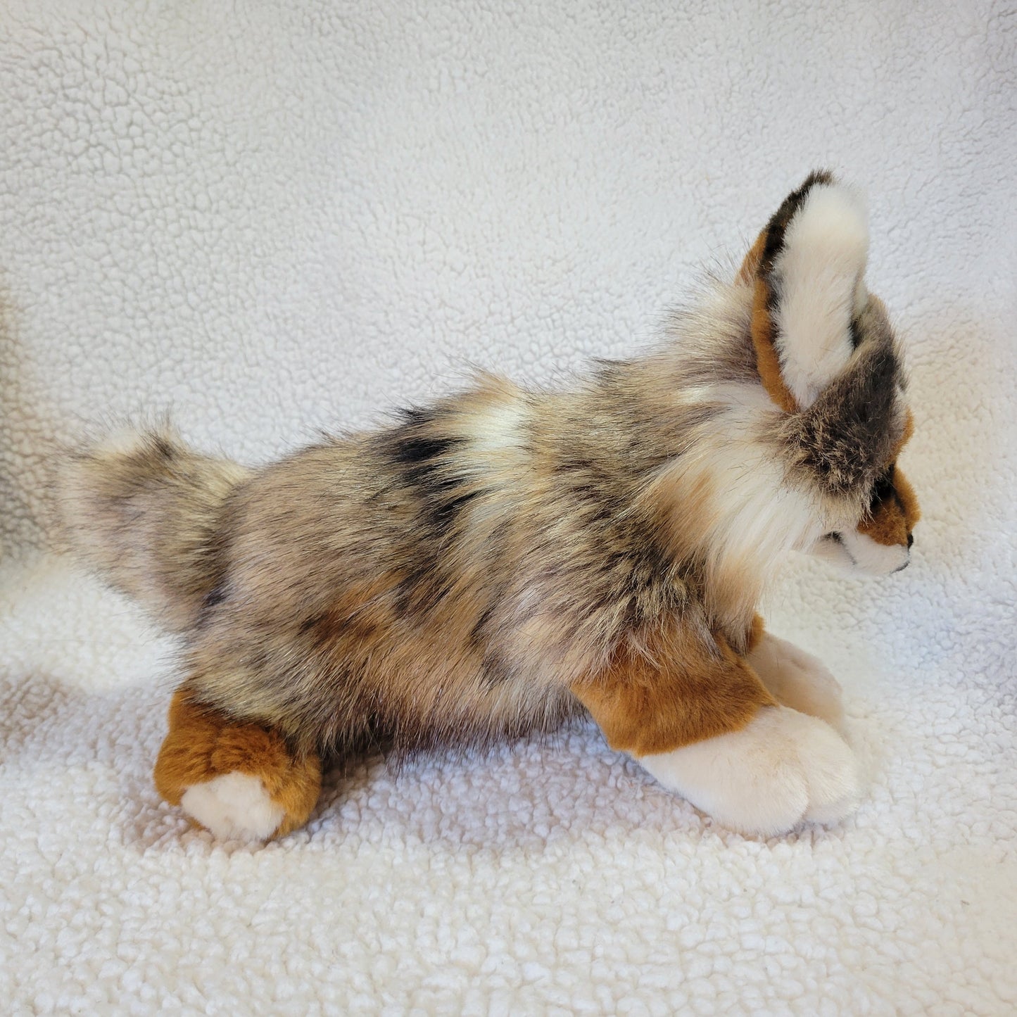 Macaron the Coastal the Wolf - One of a Kind Handmade Plush