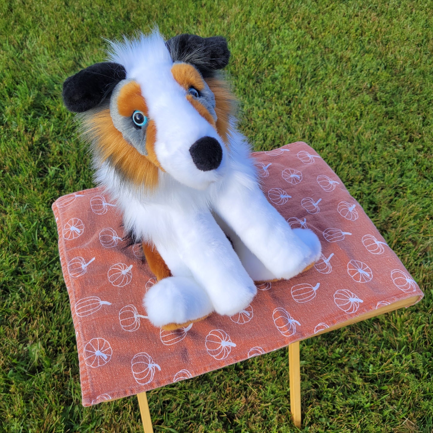 Marble the Australian Shepherd- One of a Kind Stuffed Animal