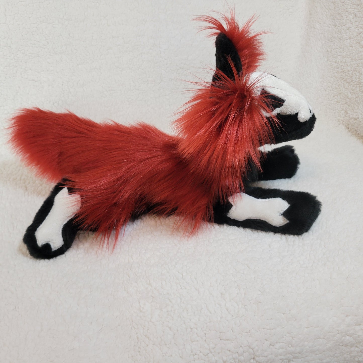 Hex the Skull Fox Pup - One of a Kind Stuffed Animal