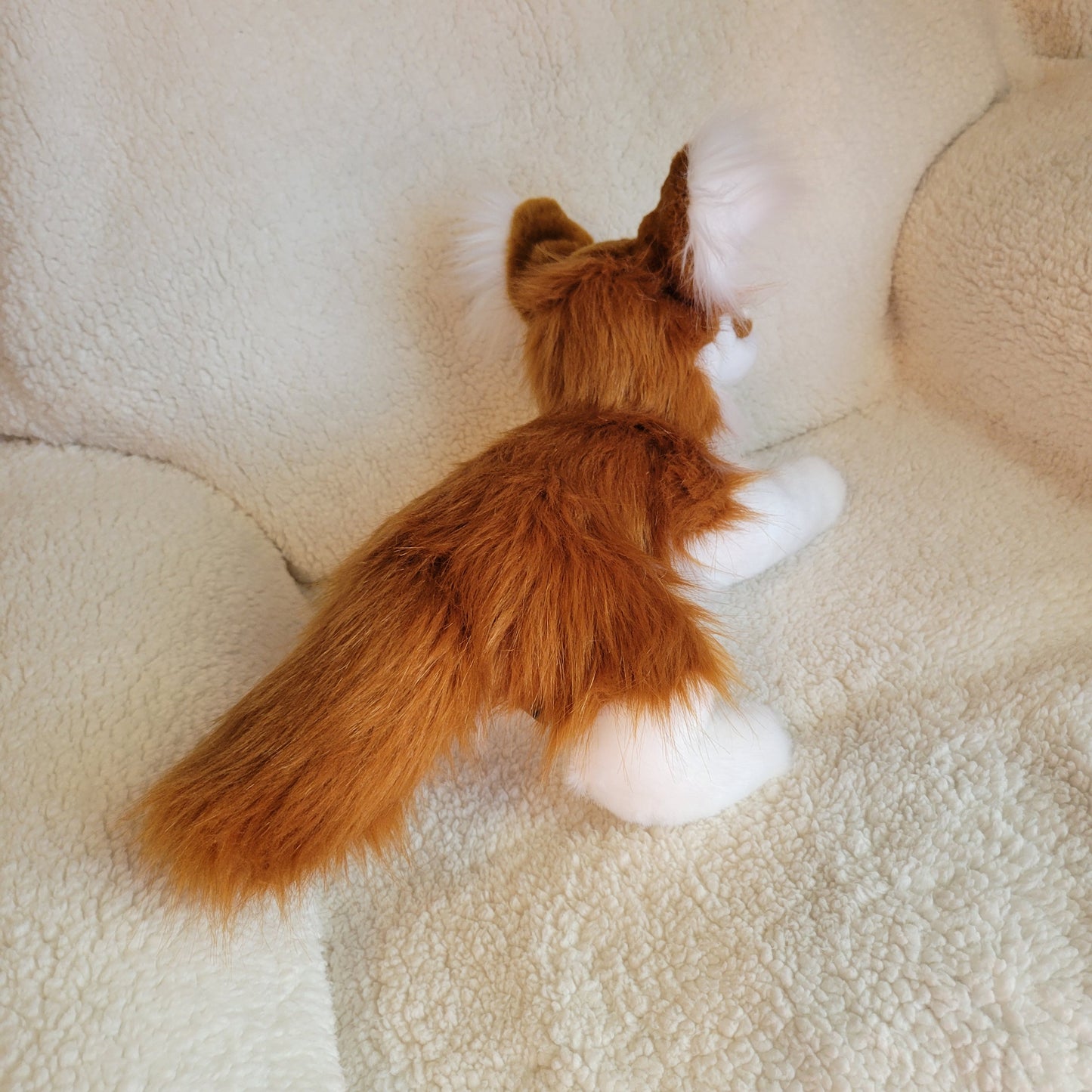 Nutmeg the Skull Fox Pup - One of a Kind Stuffed Animal