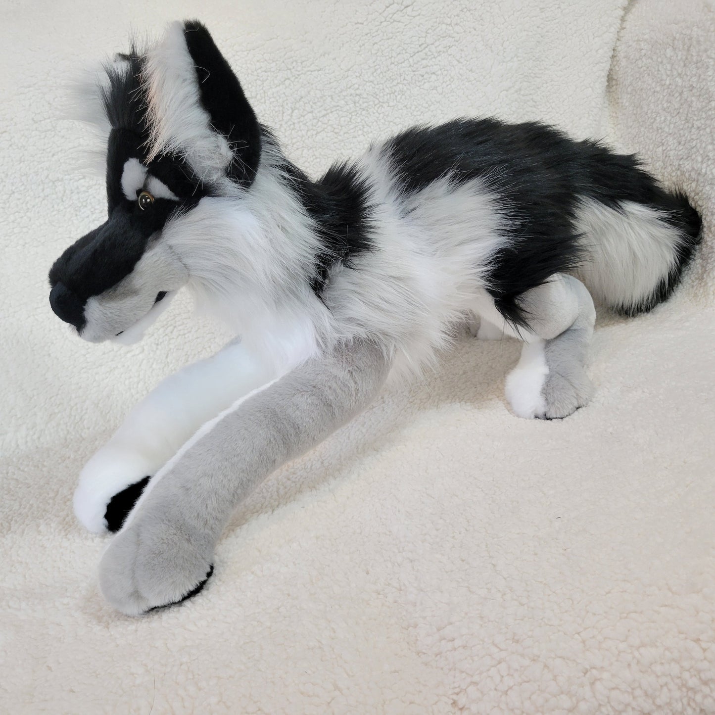 Winter the Wolf - One of a Kind Stuffed Animal