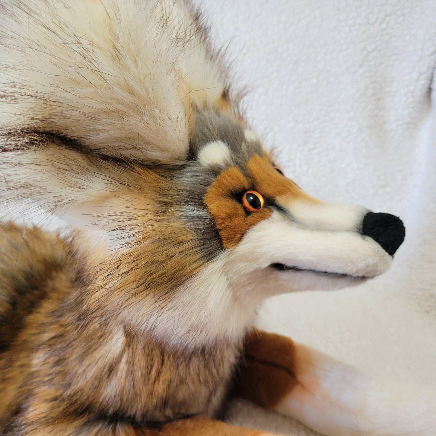 Spice the Fox - Handmade Plush - One of a Kind Stuffed Animal