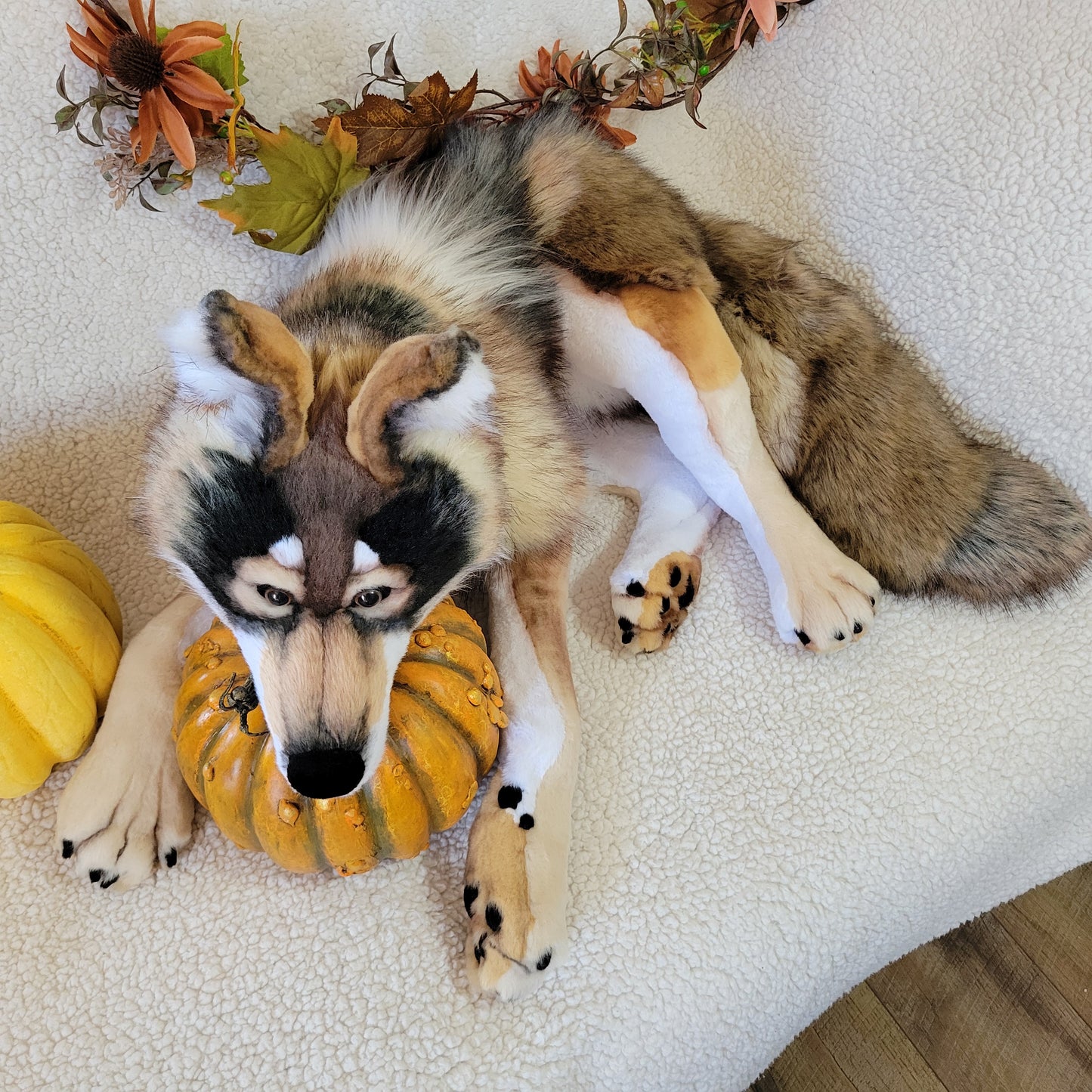 Timber the Wolf - Handmade OOAK Plush