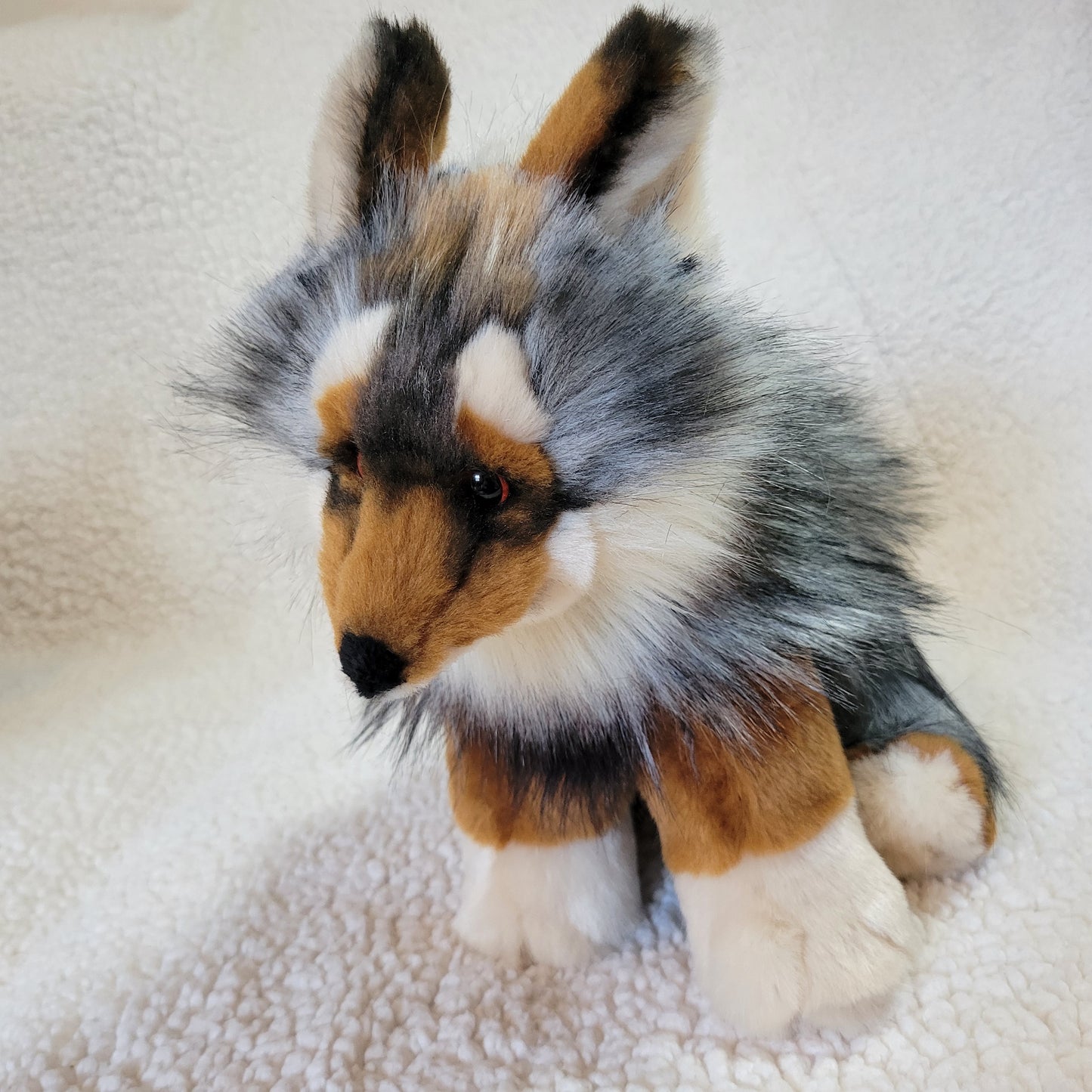 River the Coastal the Wolf - One of a Kind Handmade Plush