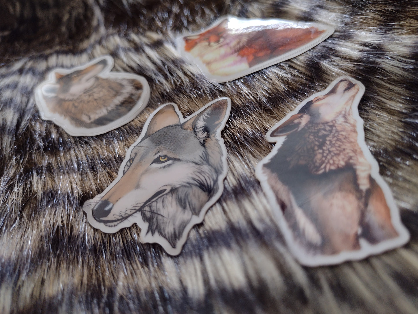 Wildlife Stickers - Foxes, Wolves, and more!